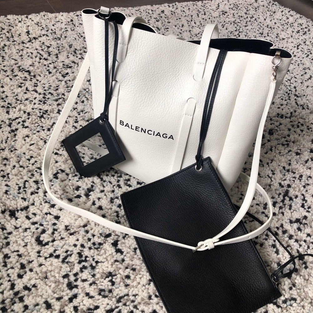 Balenciaga Everyday White Tote Bag